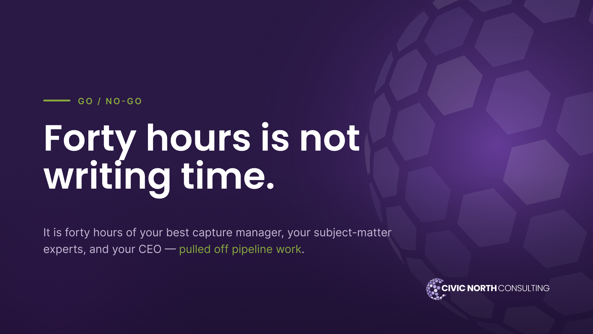 How to run a go/no-go decision before committing 40+ hours to an RFP response