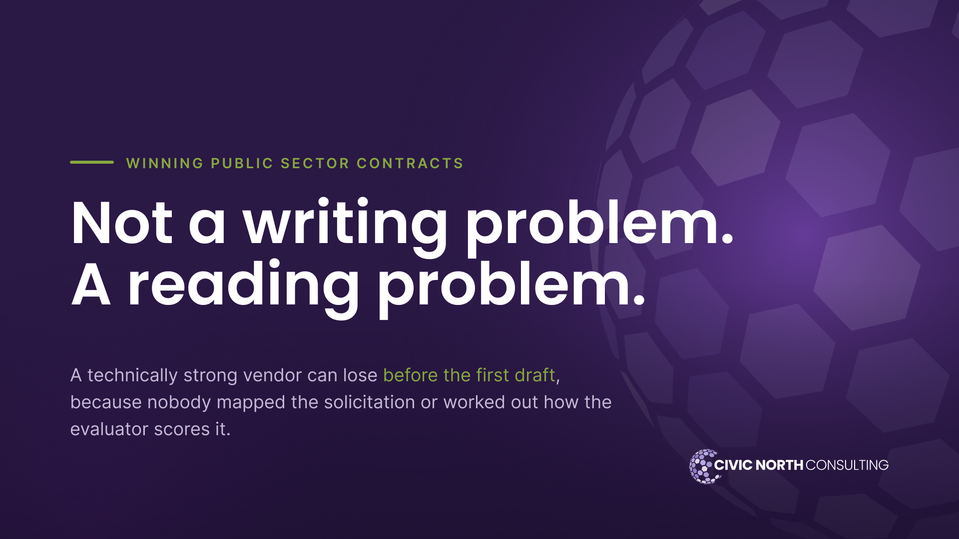 How to Win Public Sector Contracts: A Working Response Lifecycle